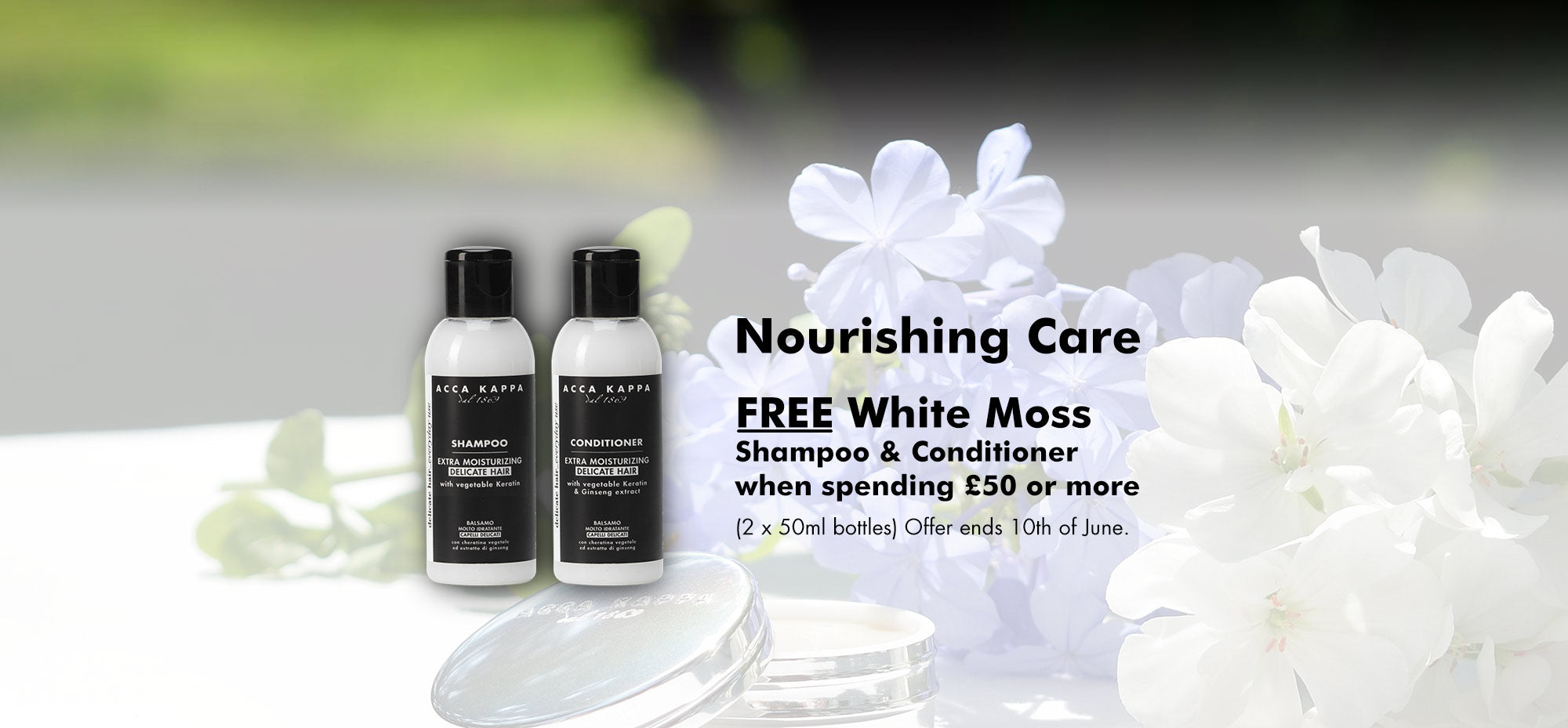 FREE Shampoo & Conditioner Offer